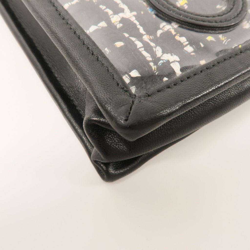 Chanel · Tweed Chain Clutch