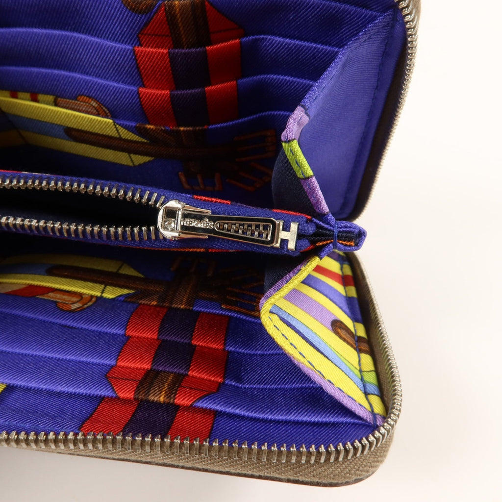Hermès Silk In · Epsom Leather · Long Wallet