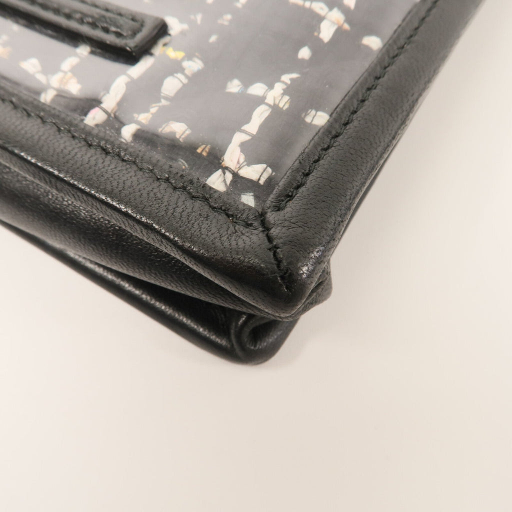 Chanel · Tweed Chain Clutch