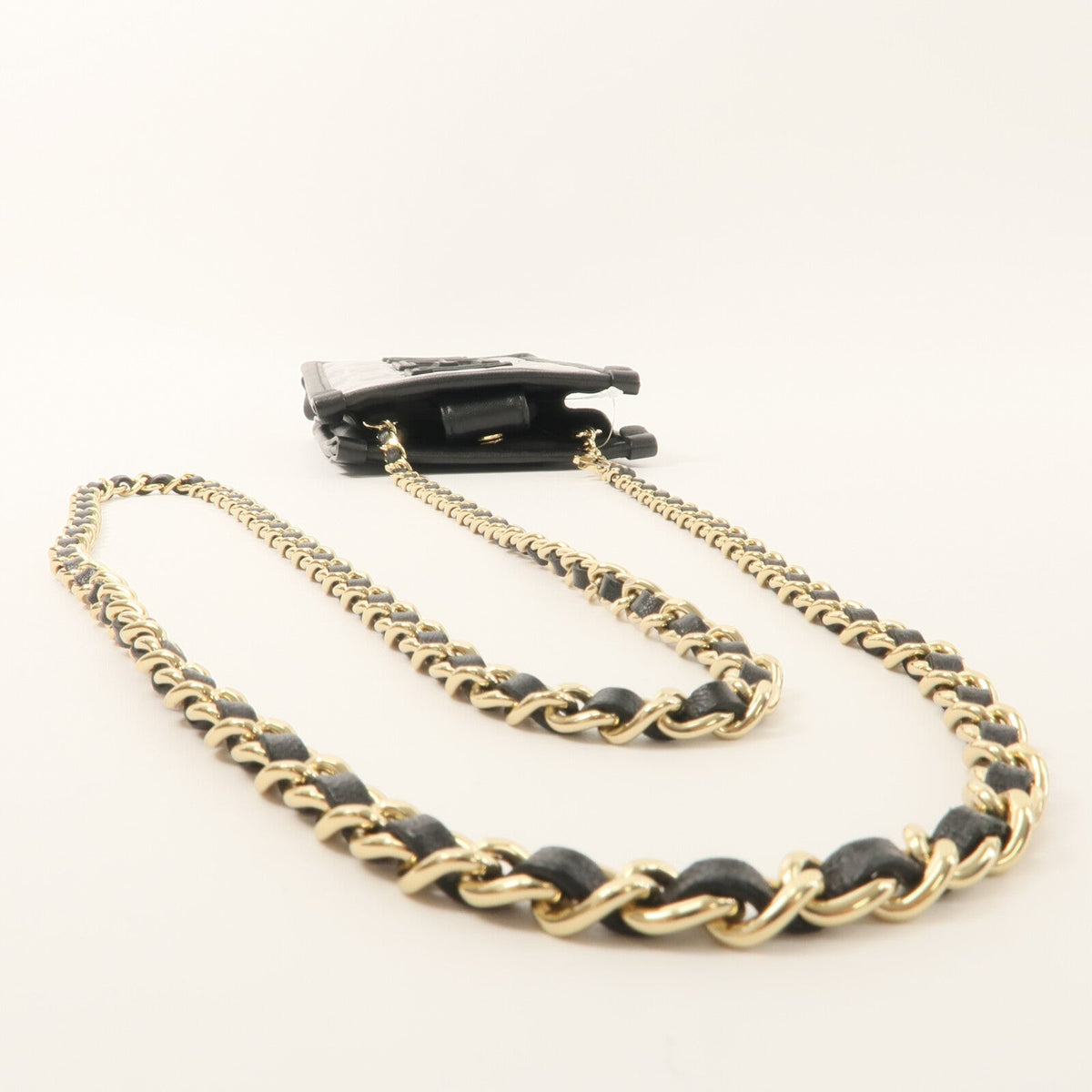 Chanel · Tweed Chain Clutch