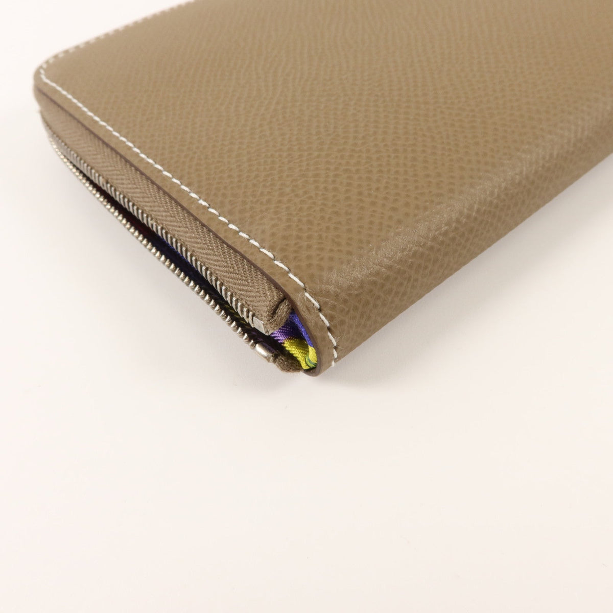 Hermès Silk In · Epsom Leather · Long Wallet