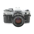 Canon AE-1 35mm SLR Film Camera Classic Manual Focus with Shutter Priority w/ Kit Lens