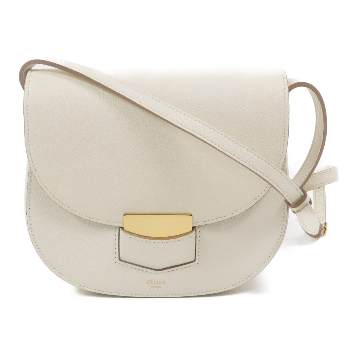 Celine Trotteur · Calfskin Shoulder Bag