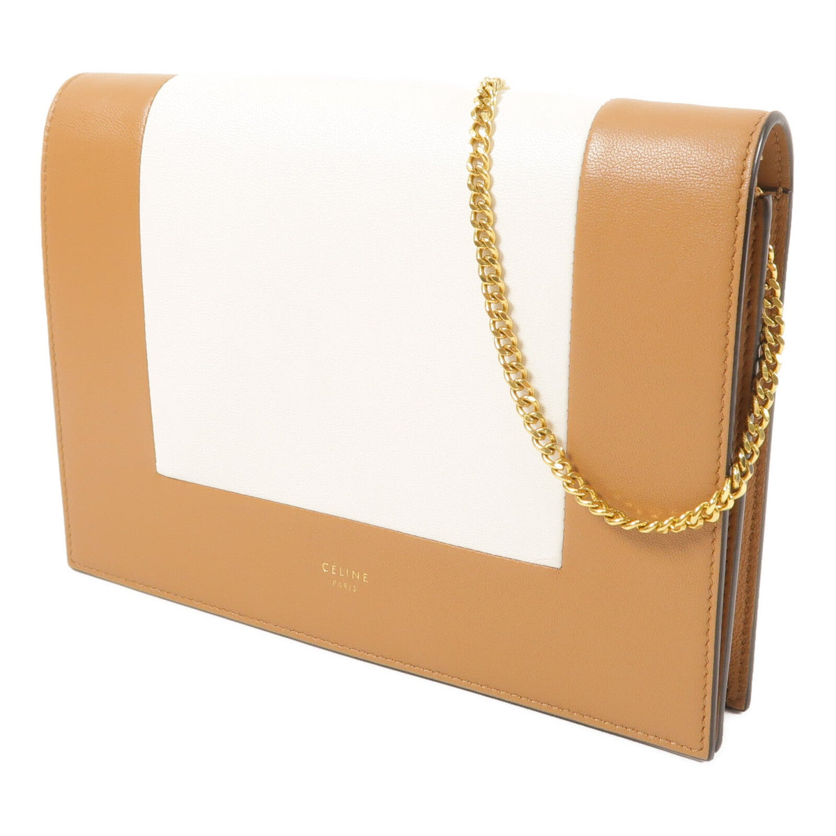 Celine Frame Wallet On Chain · Bicolor
