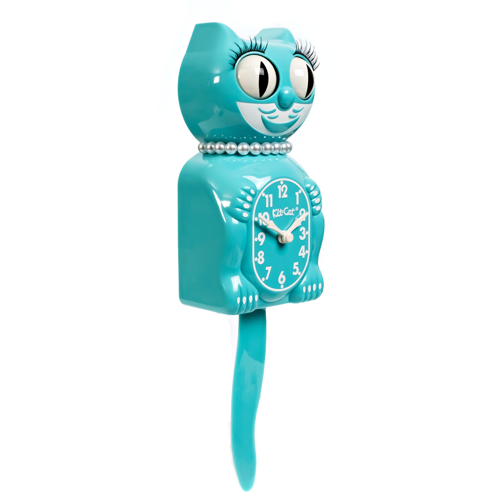Vibrant Blue Turquoise Lady Kit-Cat