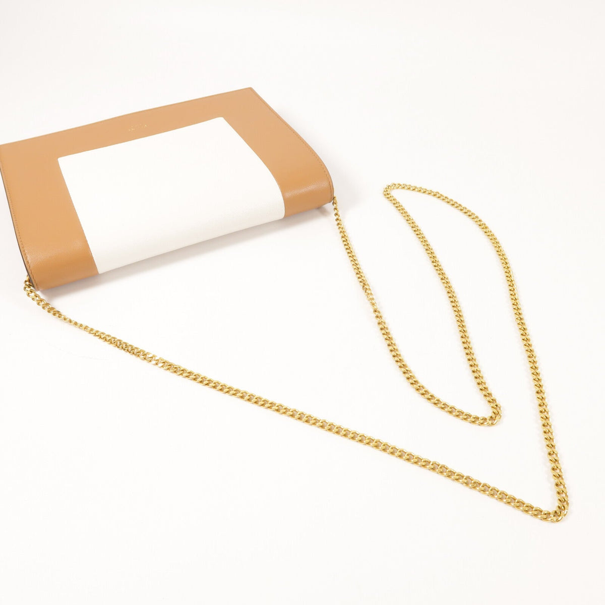 Celine Frame Wallet On Chain · Bicolor