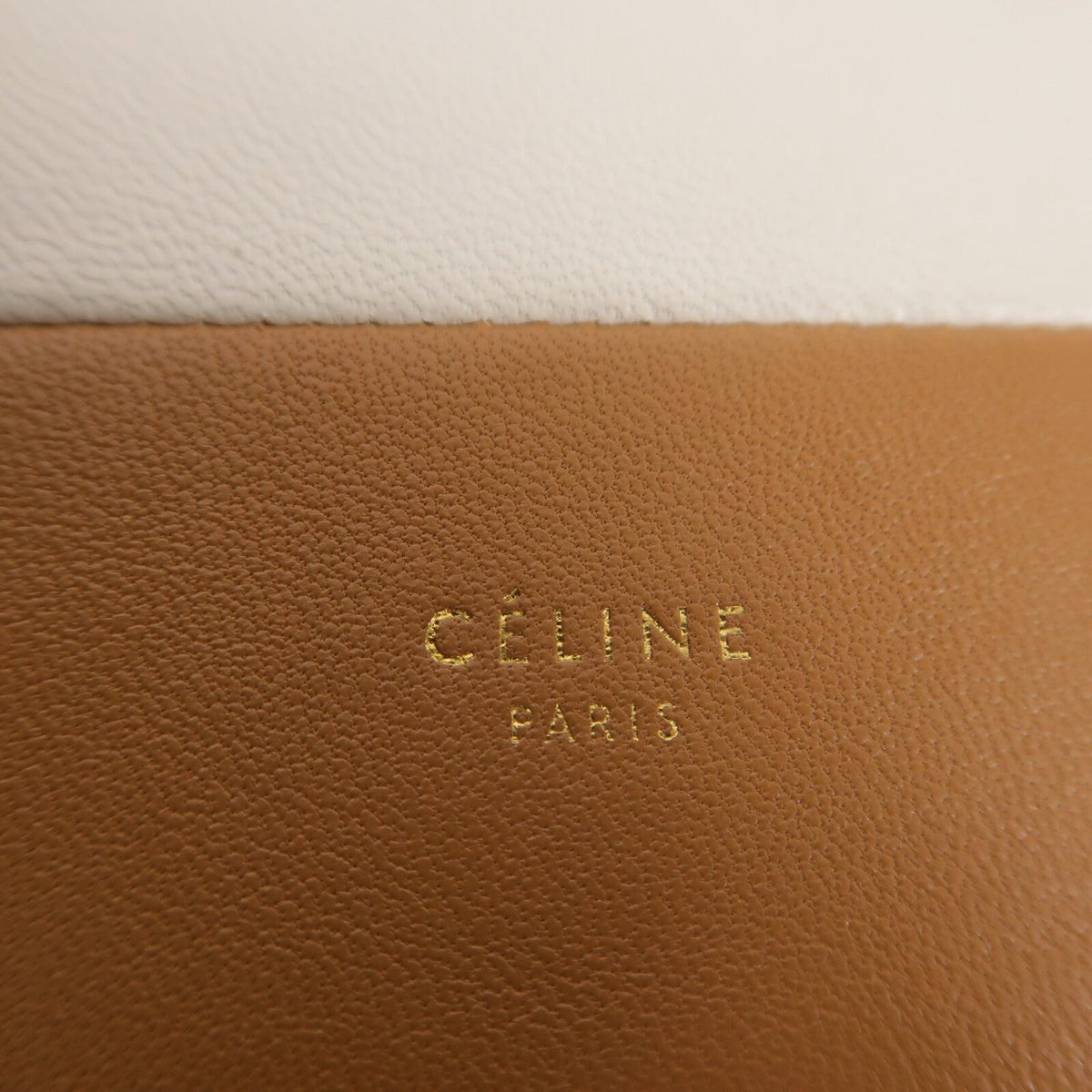 Celine Frame Wallet On Chain · Bicolor