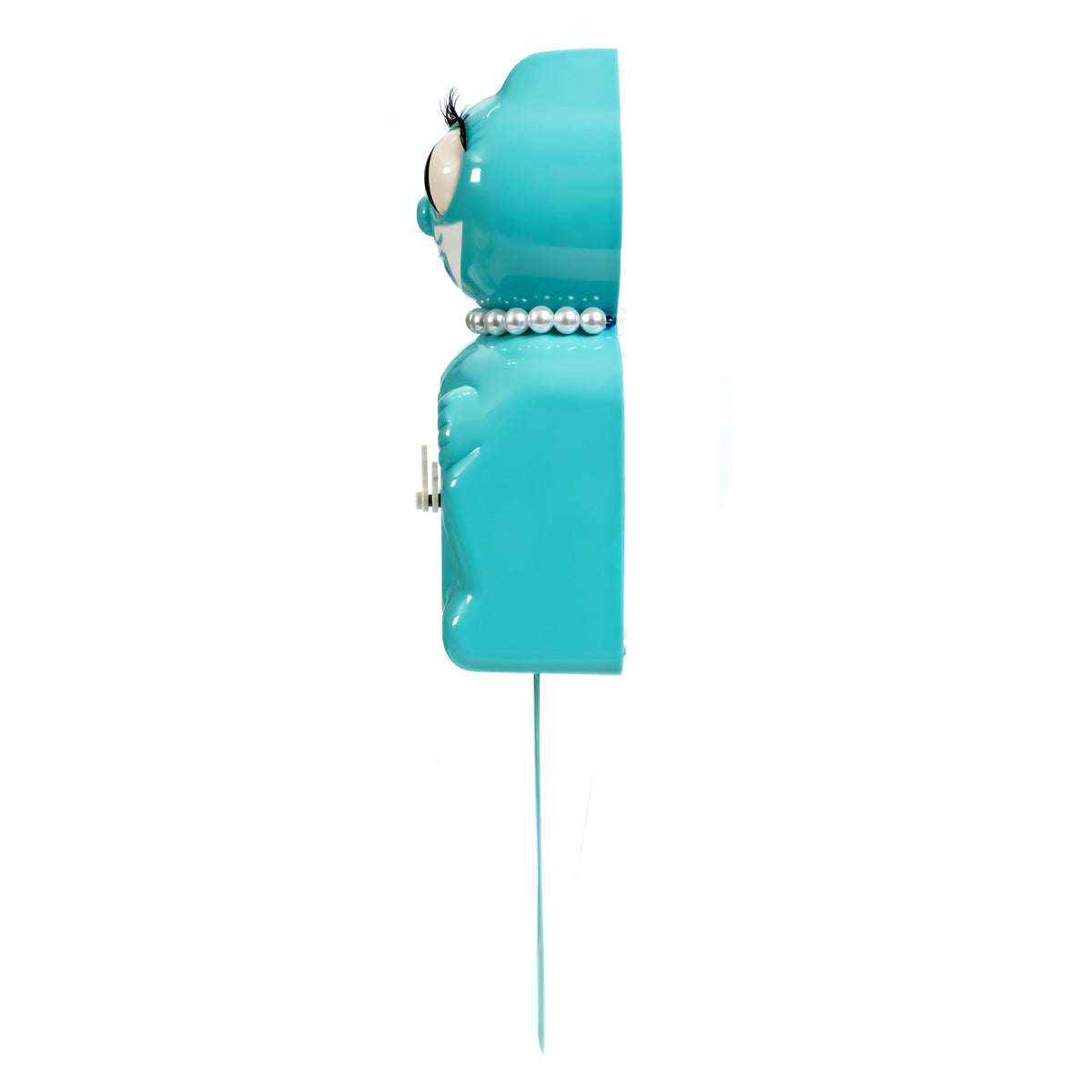 Vibrant Blue Turquoise Lady Kit-Cat