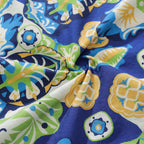 Hawaiian Shirts For Men Vintage Cotton Button Down Totem and Jewelry Short Sleeve Aloha Shirt