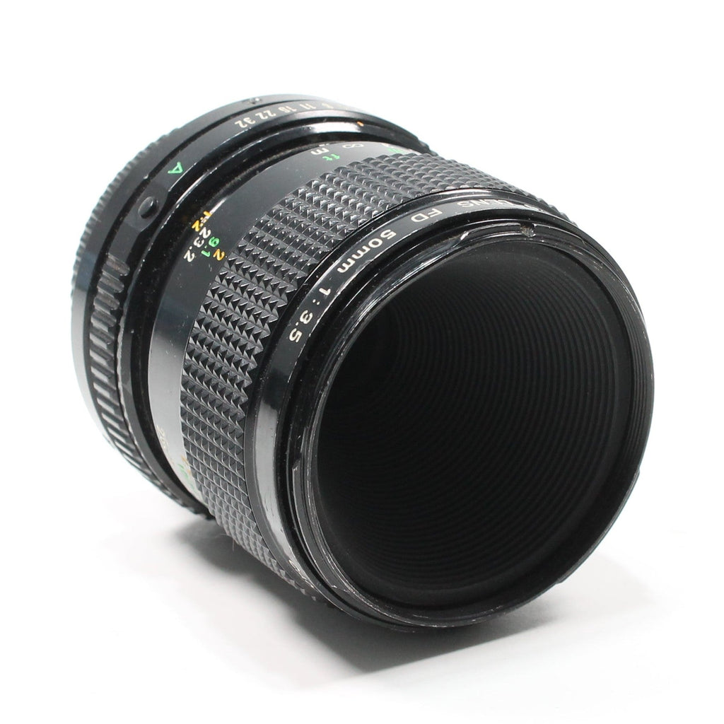 Canon FD 50mm f/3.5 Macro Manual Focus Lens