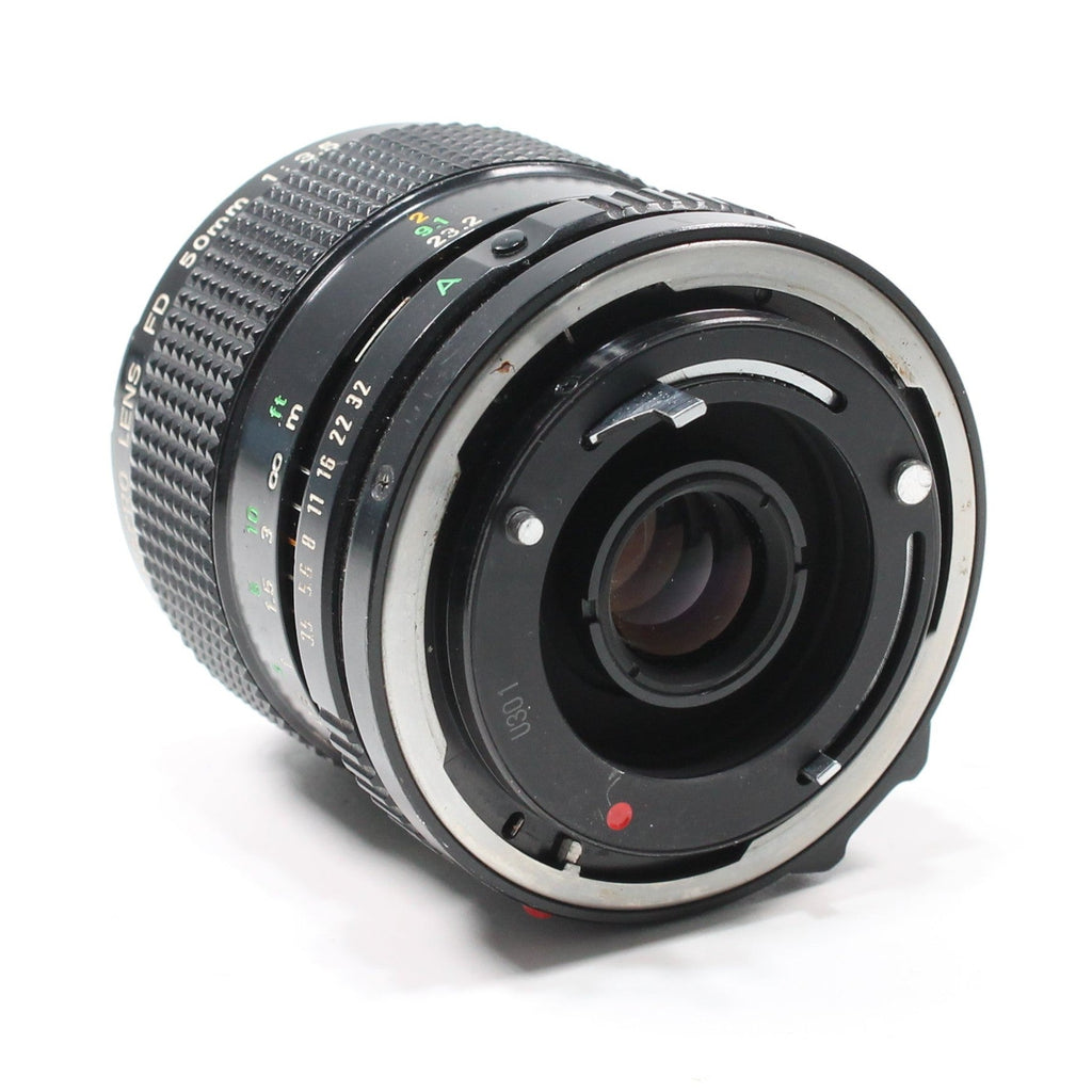 Canon FD 50mm f/3.5 Macro Manual Focus Lens