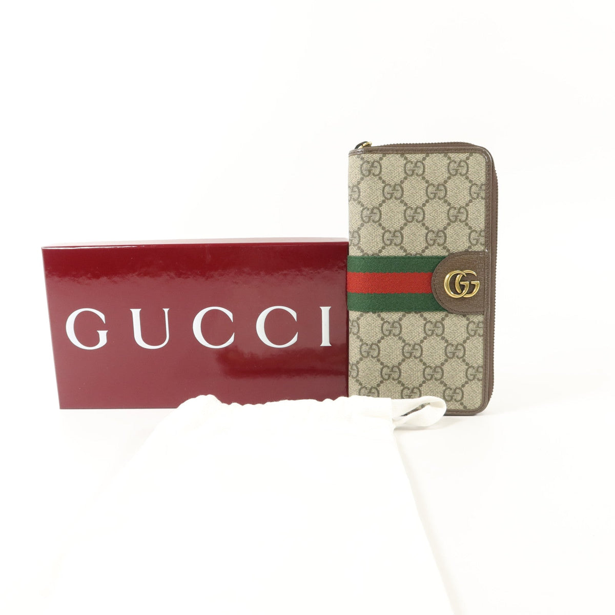 Gucci GG · Zip Around Wallet · Coated Canvas