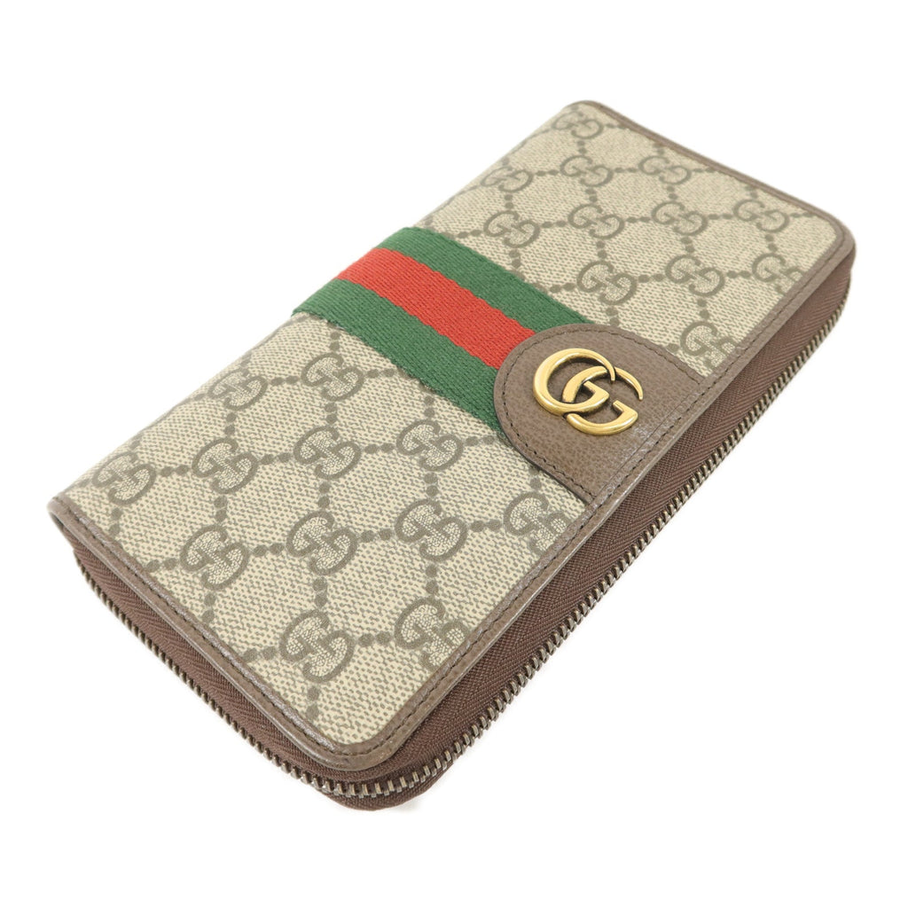 Gucci GG · Zip Around Wallet · Coated Canvas