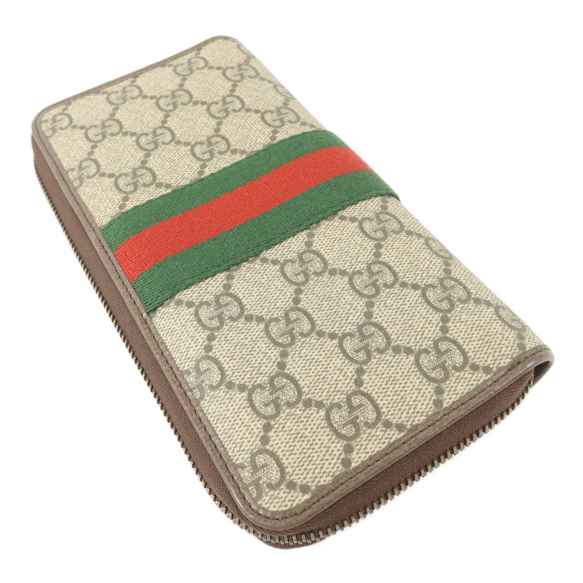 Gucci GG · Zip Around Wallet · Coated Canvas
