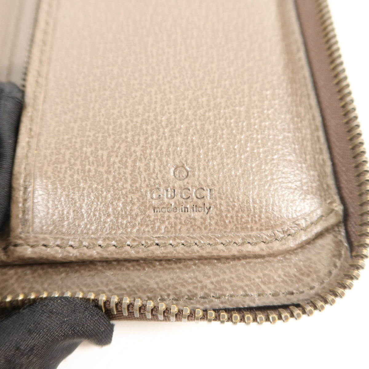 Gucci GG · Zip Around Wallet · Coated Canvas