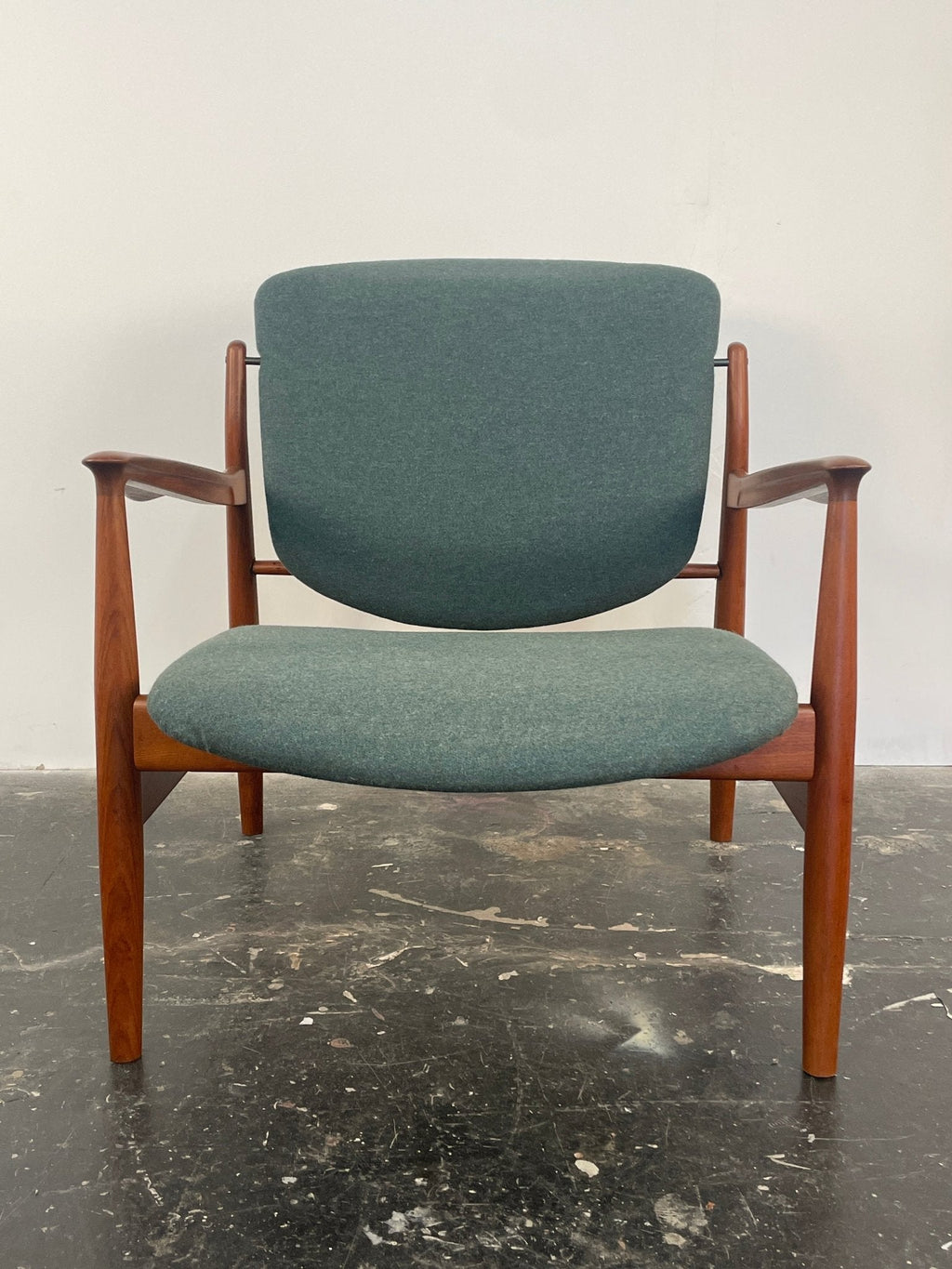 Finn Juhl Model 136 Lounge Chair for France & Son Circa 1950's