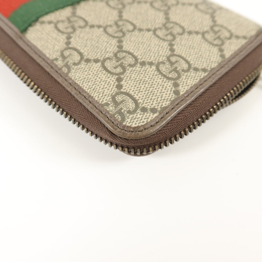 Gucci GG · Zip Around Wallet · Coated Canvas
