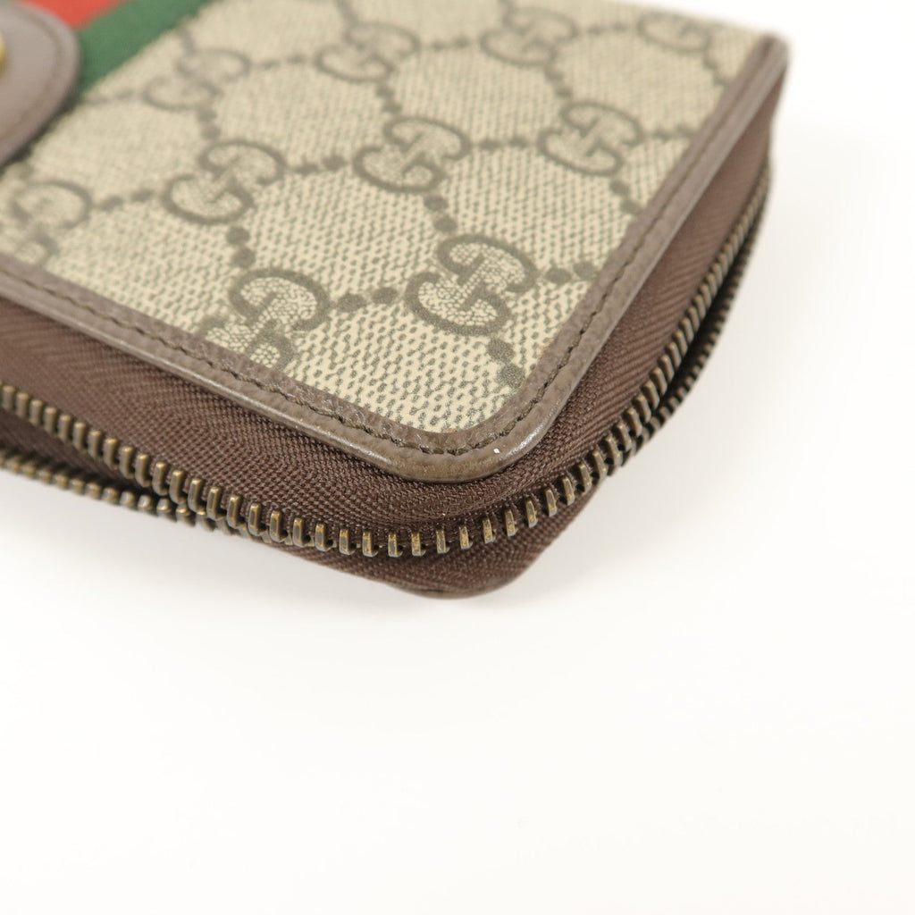 Gucci GG · Zip Around Wallet · Coated Canvas