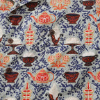 Hawaiian Shirt For Cookies and Semla Fika By Wipada Kulenkampff Shirt Camp Collar 100% Cotton