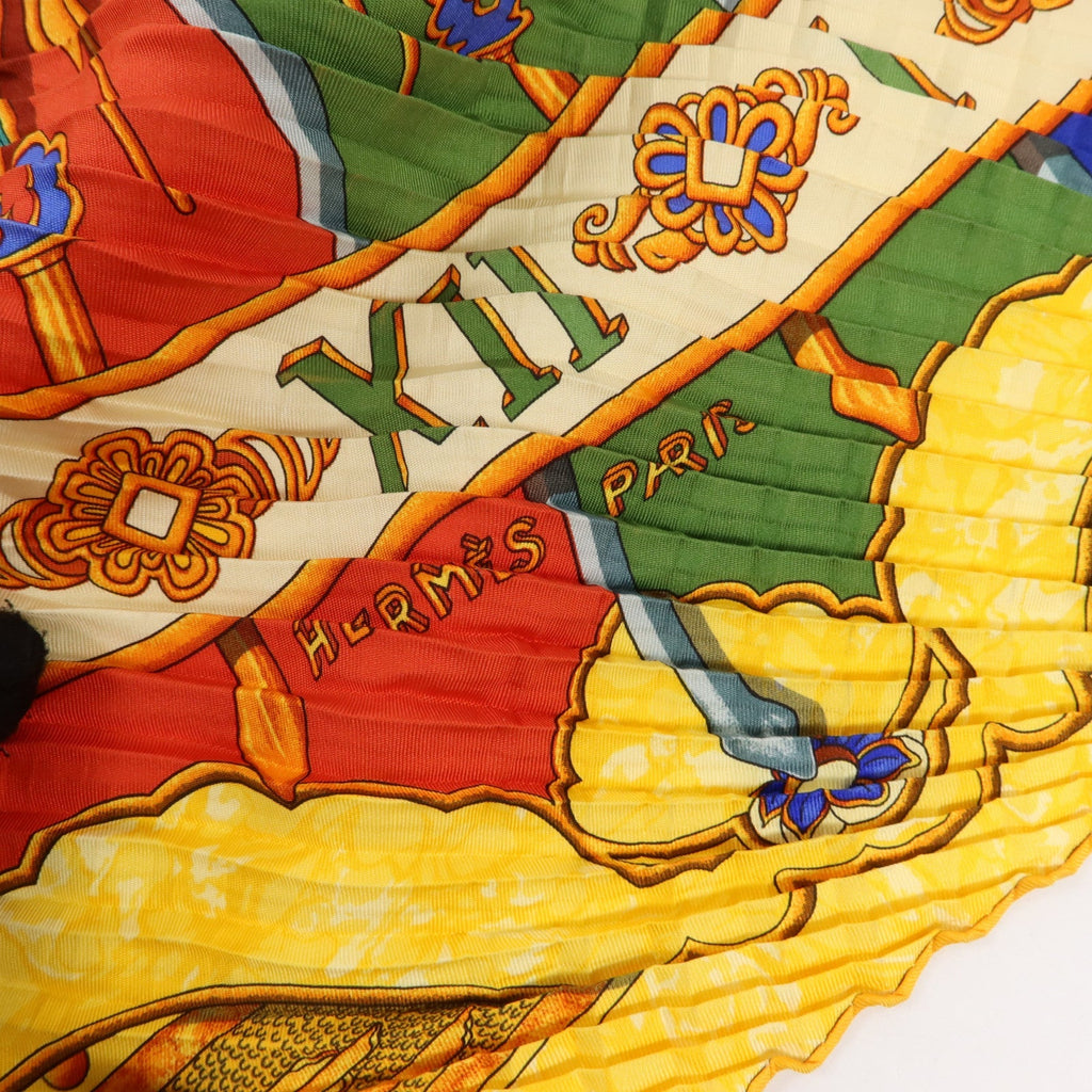 Hermès Carré Plissé · Silk Scarf 90