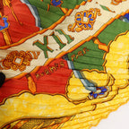 Hermès Carré Plissé · Silk Scarf 90