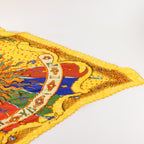 Hermès Carré Plissé · Silk Scarf 90