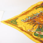 Hermès Carré Plissé · Silk Scarf 90