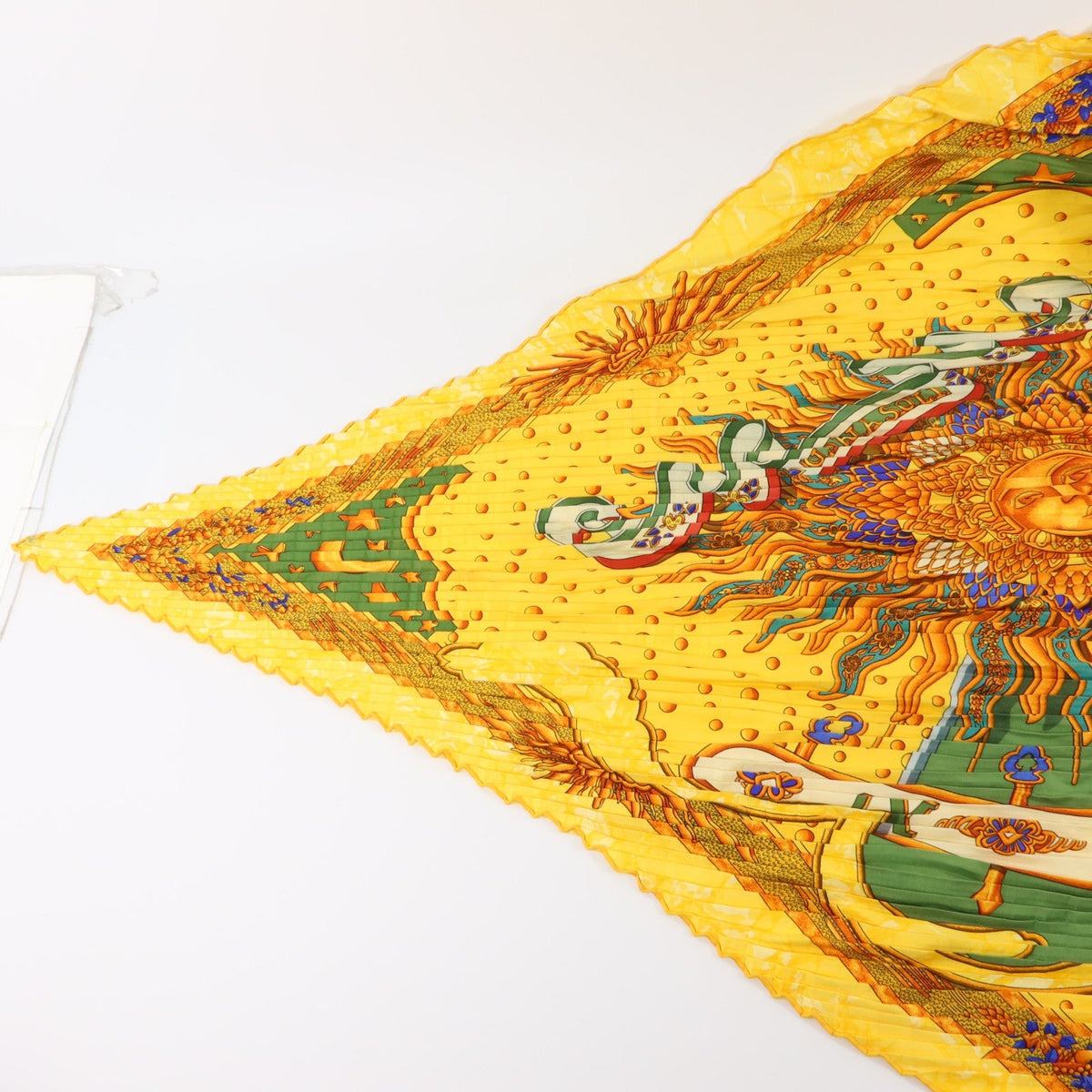 Hermès Carré Plissé · Silk Scarf 90