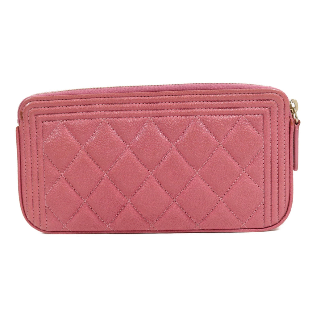 Chanel Boy Double Zip WOC · Calfskin
