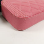 Chanel Boy Double Zip WOC · Calfskin