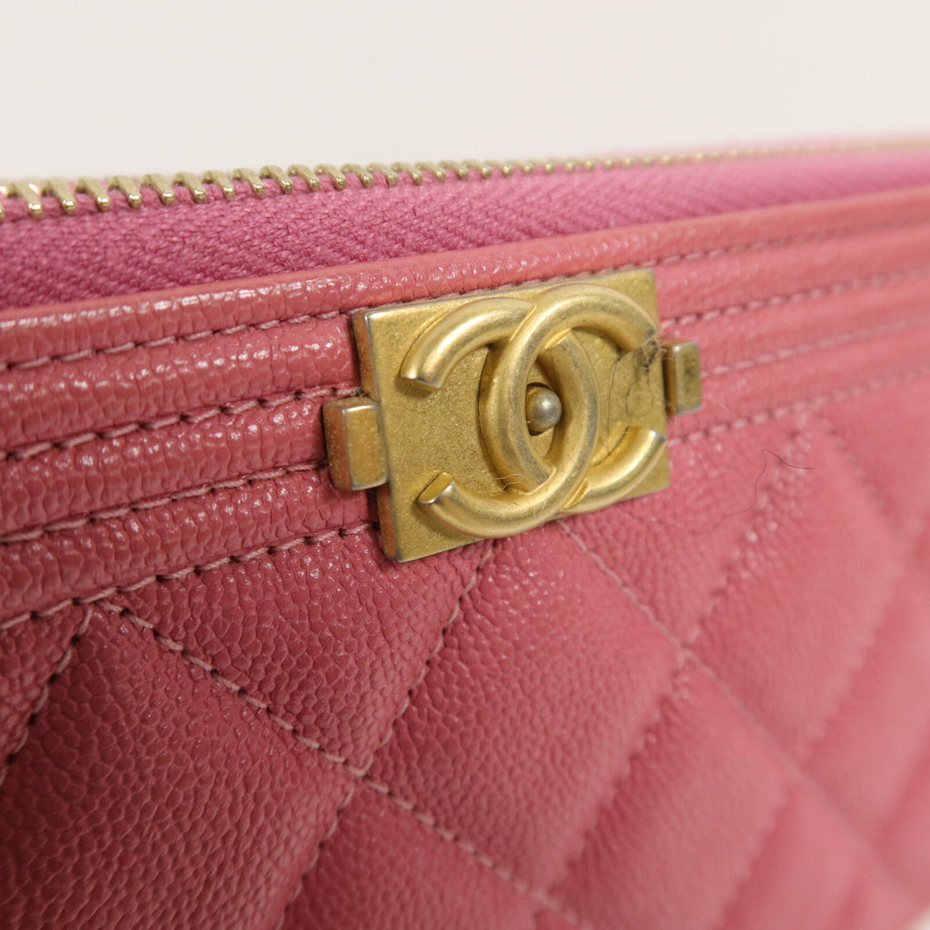 Chanel Boy Double Zip WOC · Calfskin