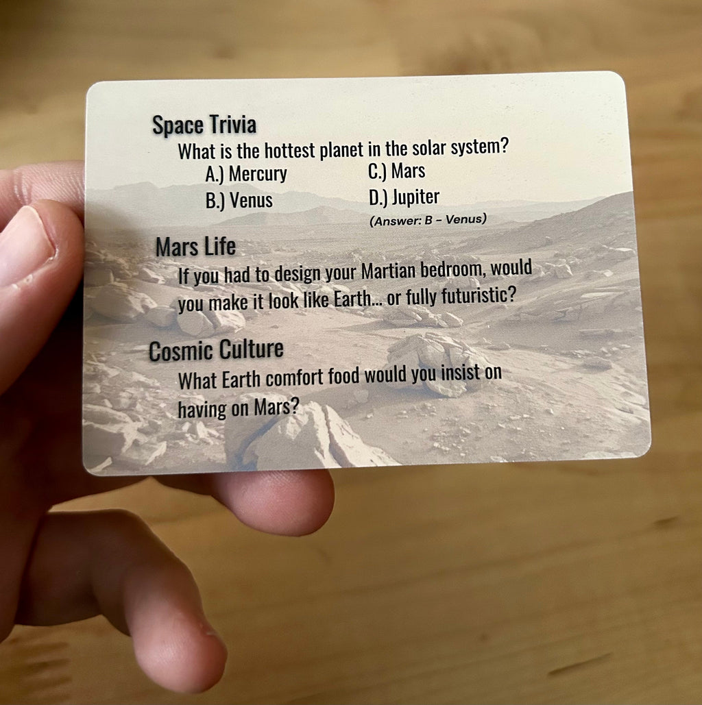 Trivia and Conversation Starter Card Deck
