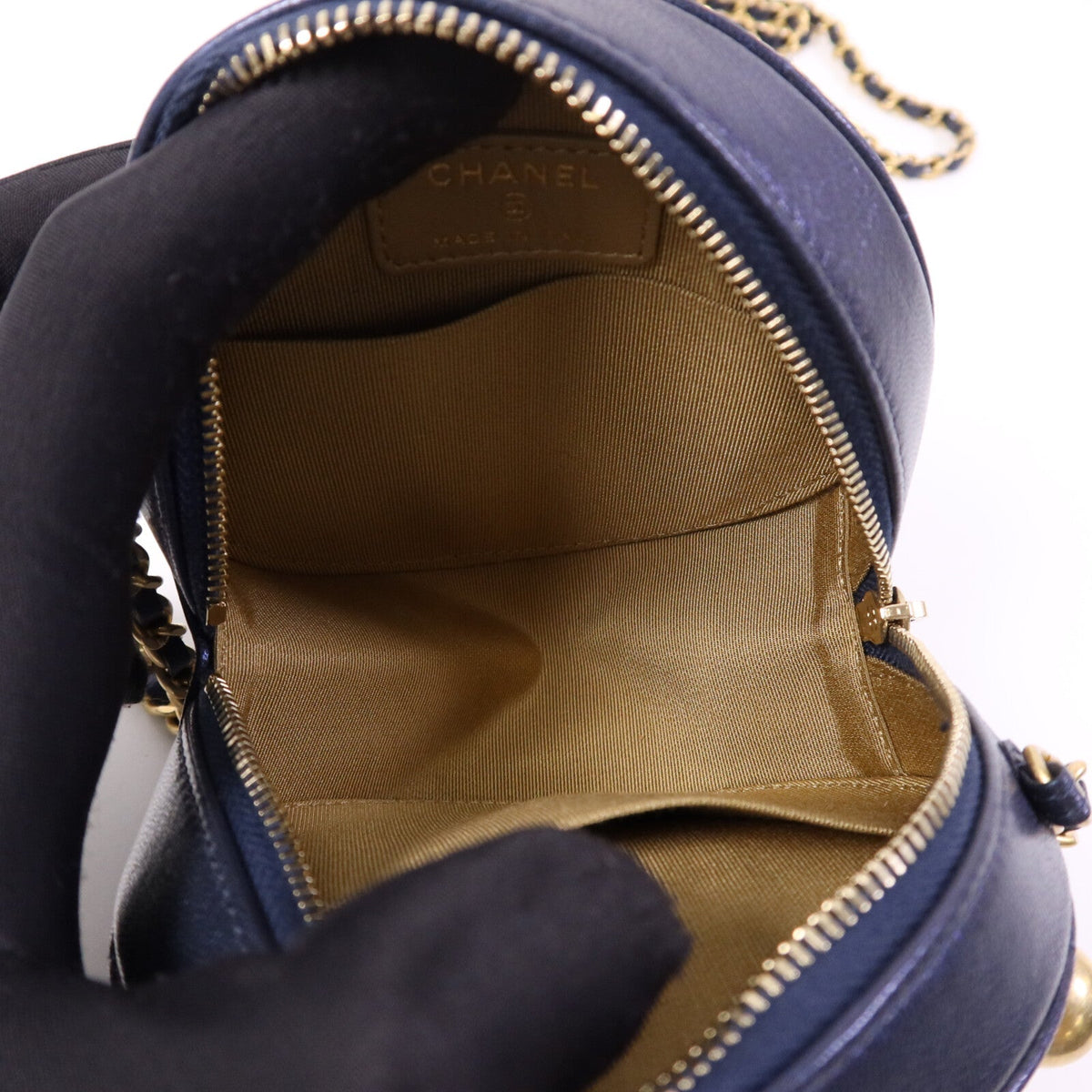 Chanel · Calfskin Chain Shoulder Bag