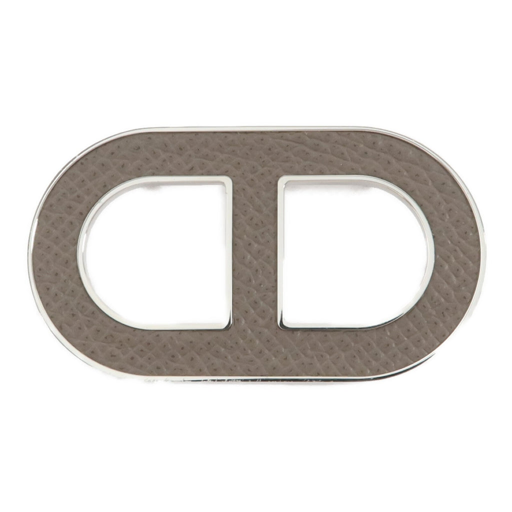 Hermès Chaîne d'Ancre · Epsom Leather Brooch