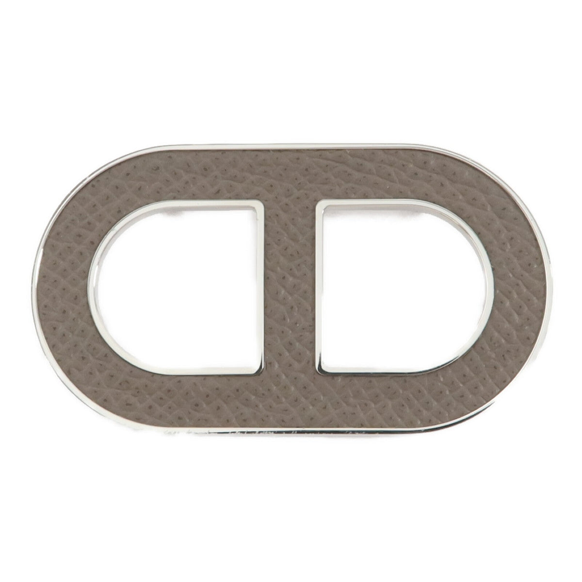 Hermès Chaîne d'Ancre · Epsom Leather Brooch