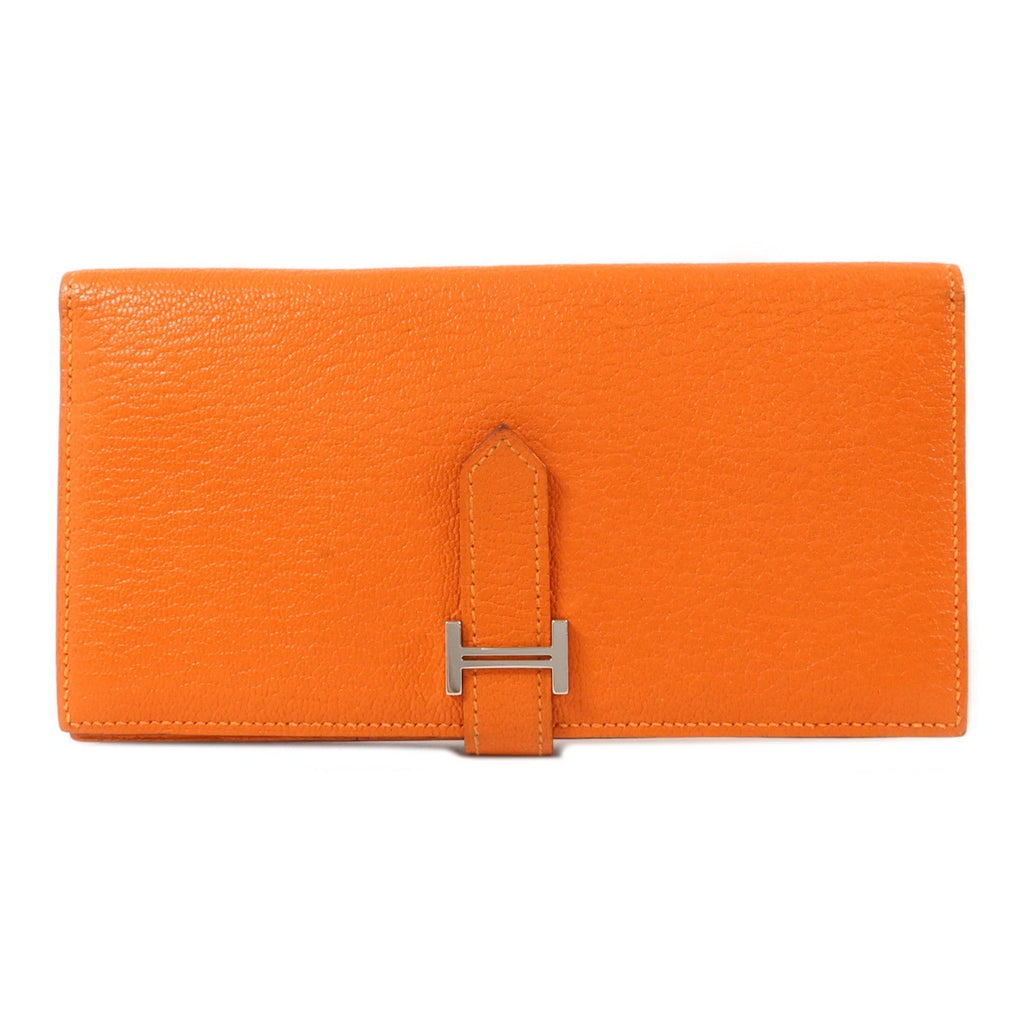 Hermès Bearn · Chèvre Leather