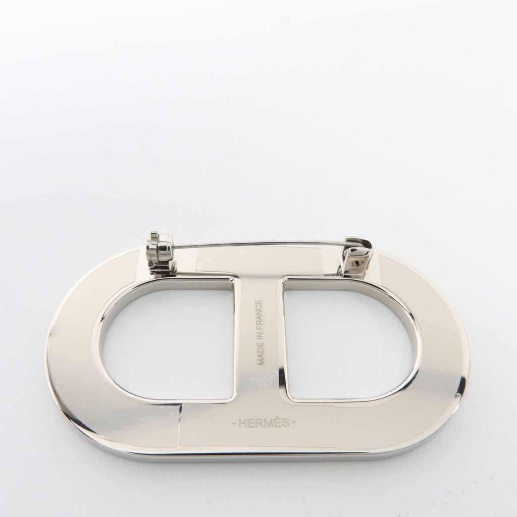Hermès Chaîne d'Ancre · Epsom Leather Brooch