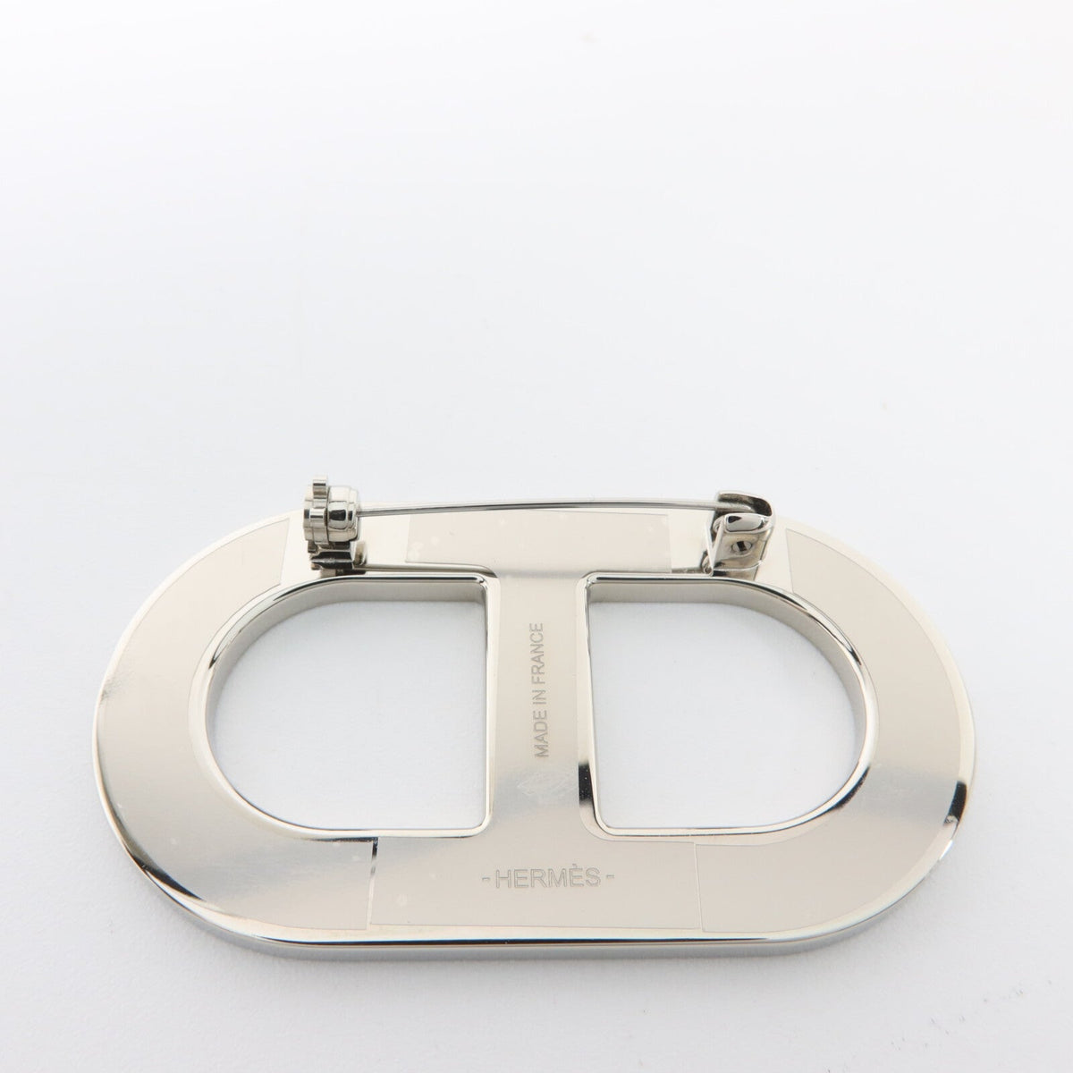 Hermès Chaîne d'Ancre · Epsom Leather Brooch