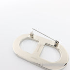 Hermès Chaîne d'Ancre · Epsom Leather Brooch