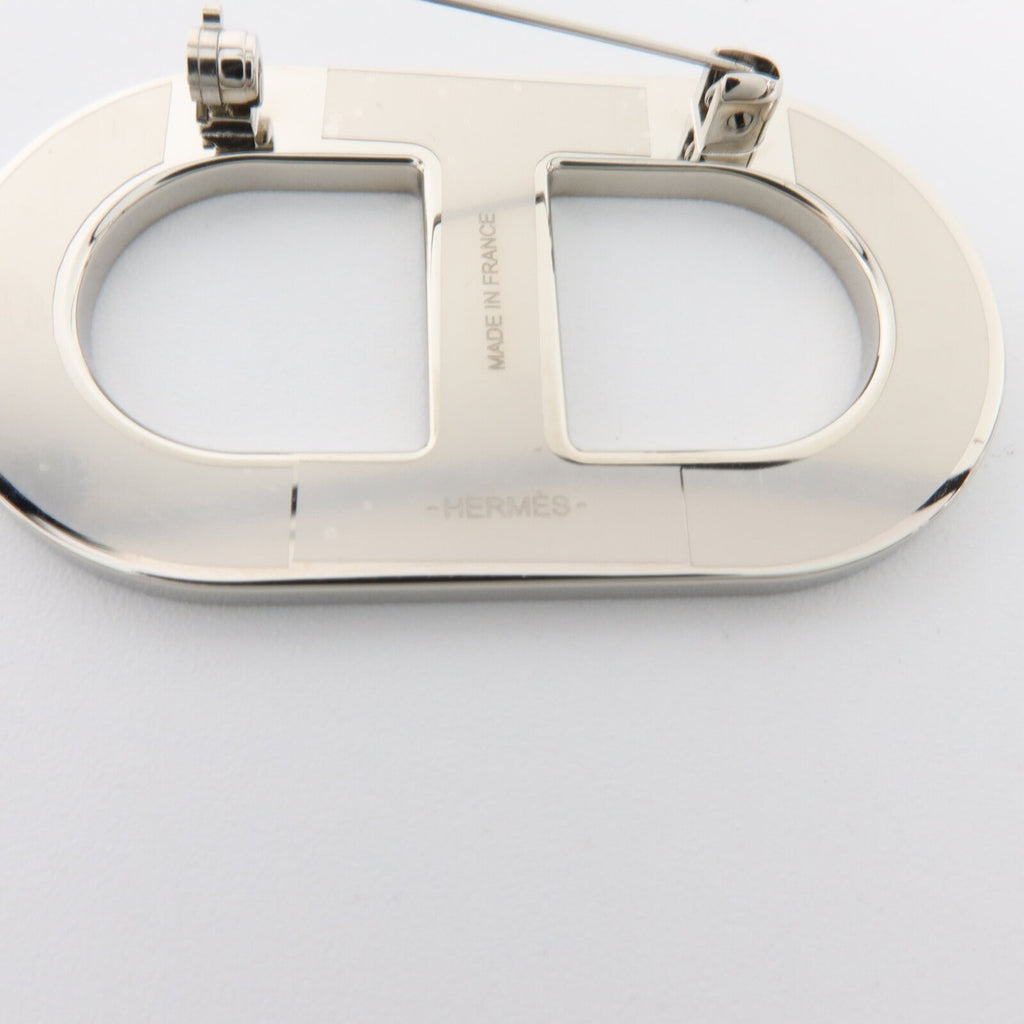 Hermès Chaîne d'Ancre · Epsom Leather Brooch