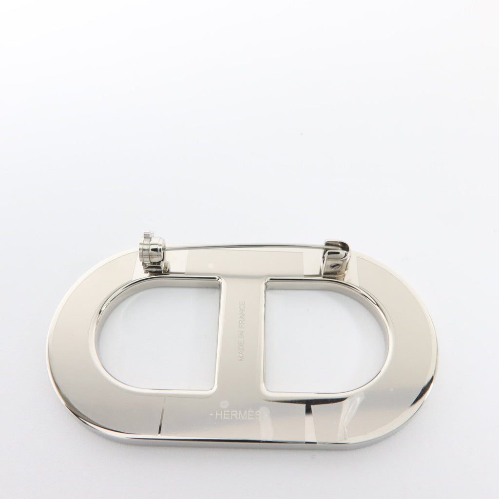 Hermès Chaîne d'Ancre · Epsom Leather Brooch