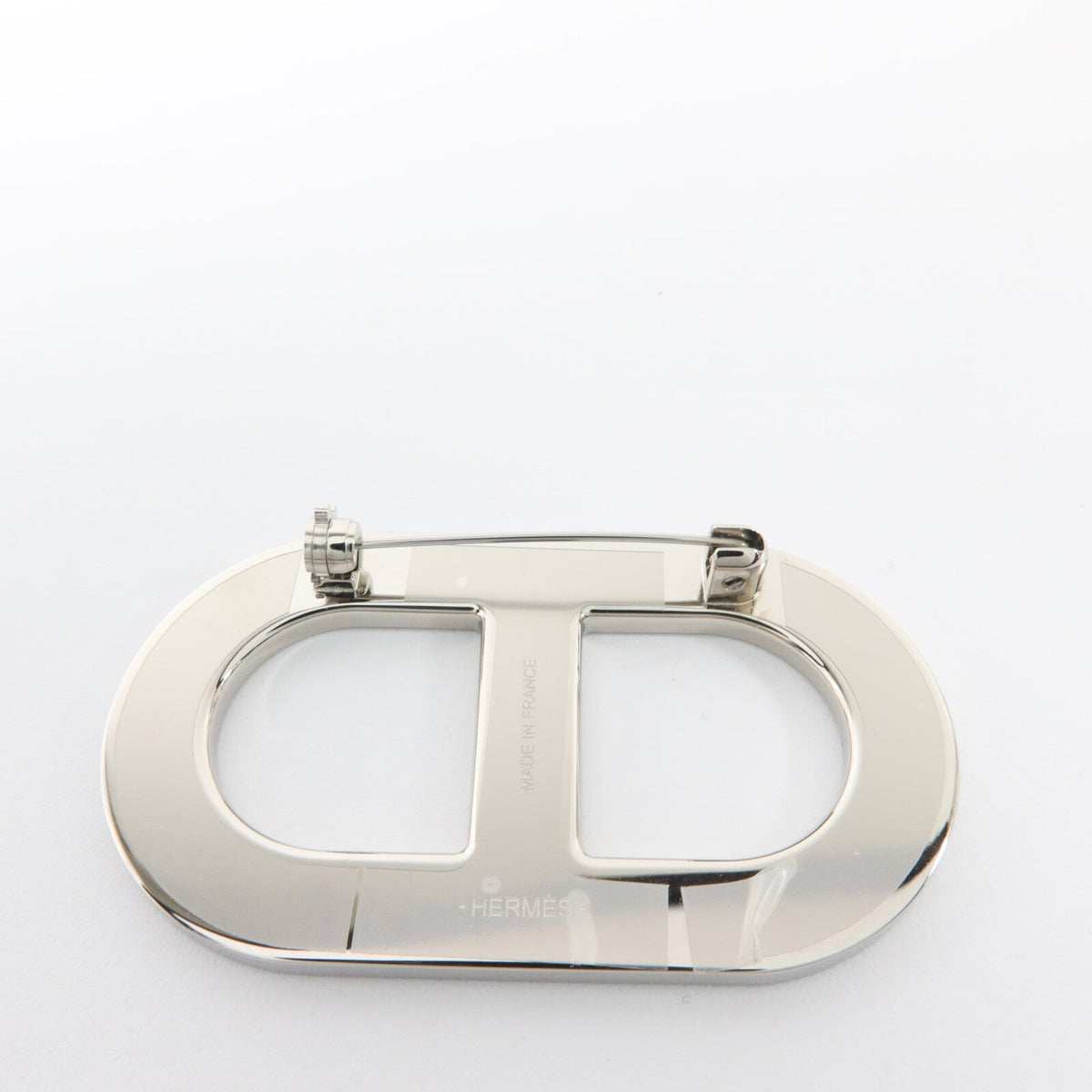 Hermès Chaîne d'Ancre · Epsom Leather Brooch