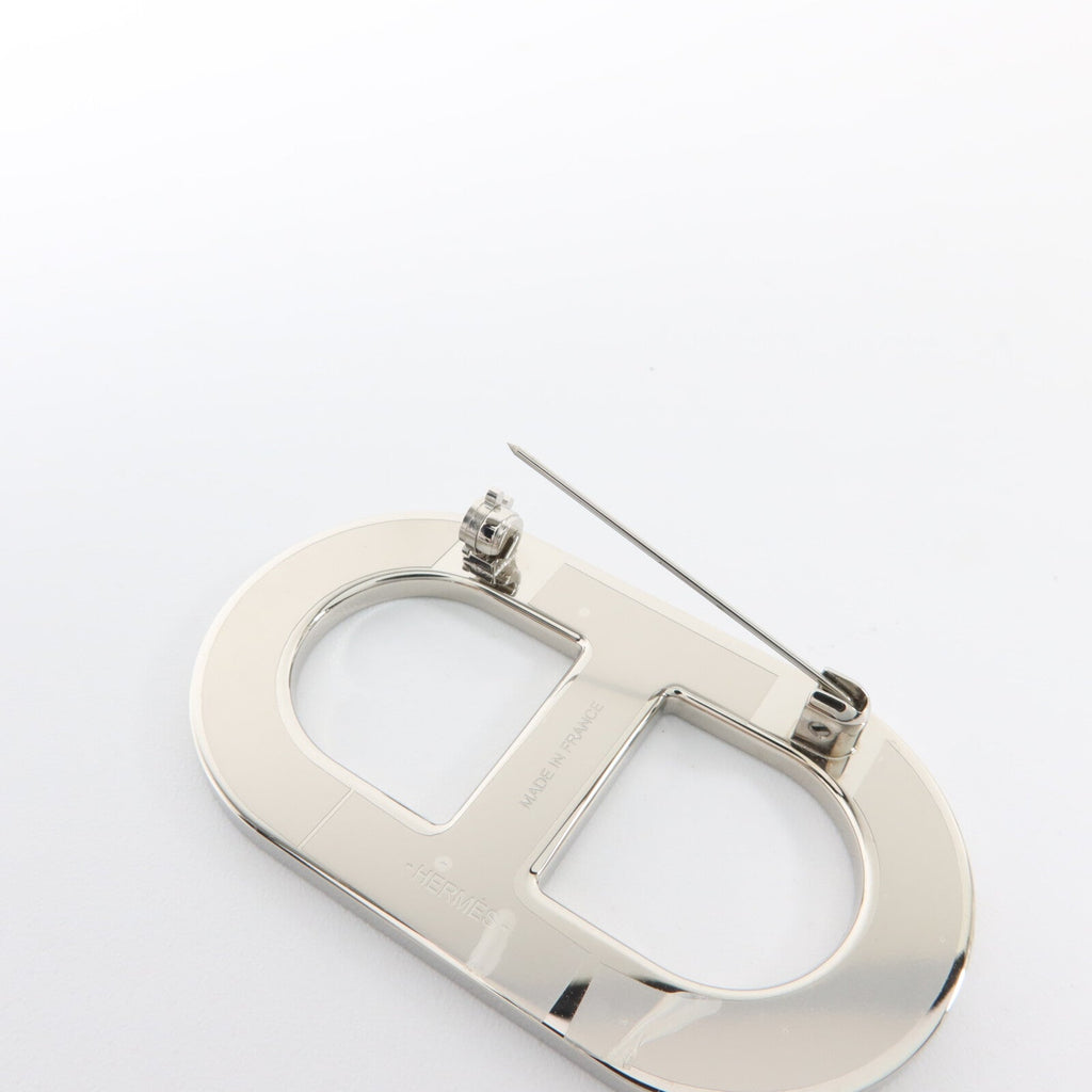 Hermès Chaîne d'Ancre · Epsom Leather Brooch