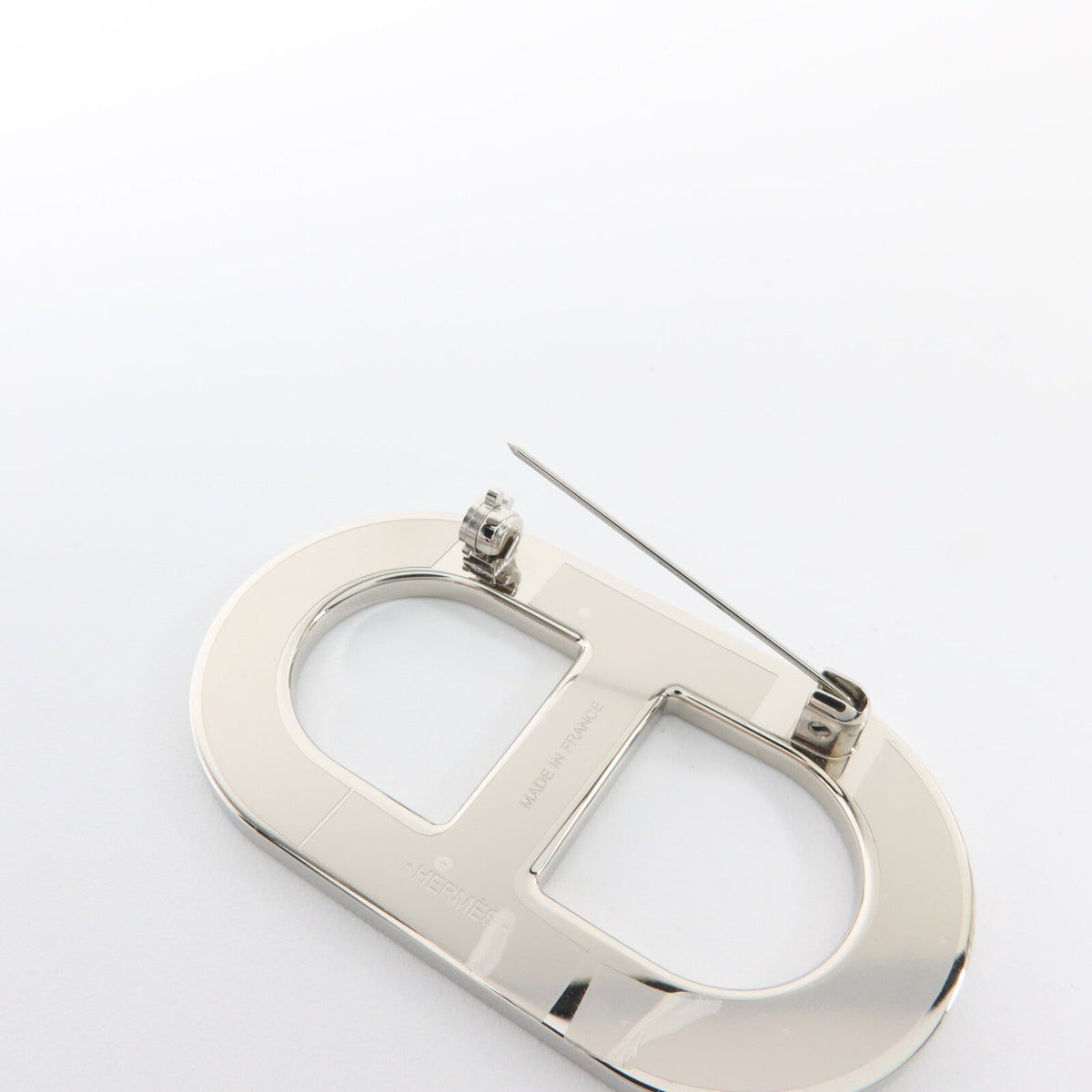 Hermès Chaîne d'Ancre · Epsom Leather Brooch