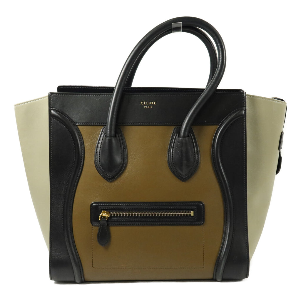 Celine Mini Luggage · Calfskin · Tricolor
