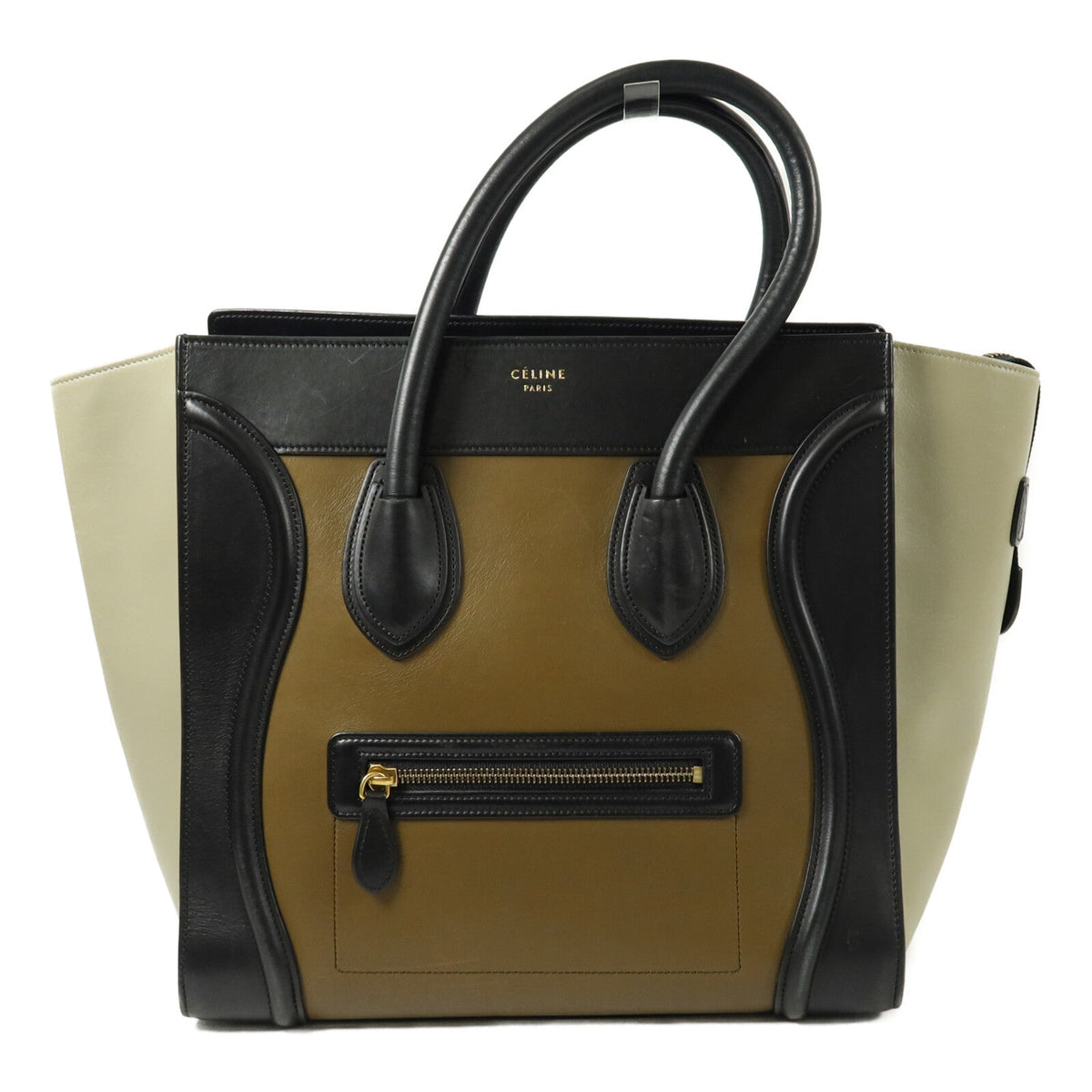 Celine Mini Luggage · Calfskin · Tricolor