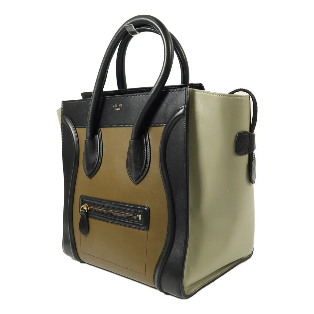 Celine Mini Luggage · Calfskin · Tricolor