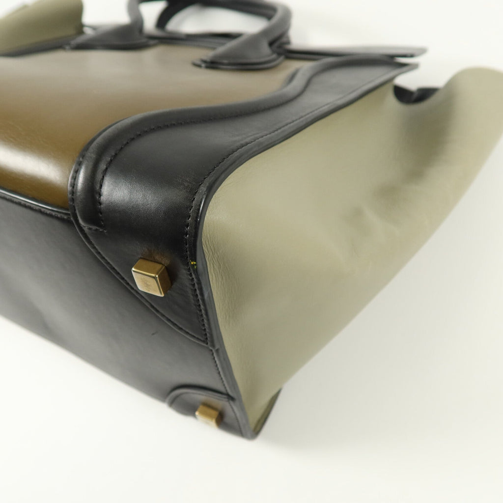 Celine Mini Luggage · Calfskin · Tricolor