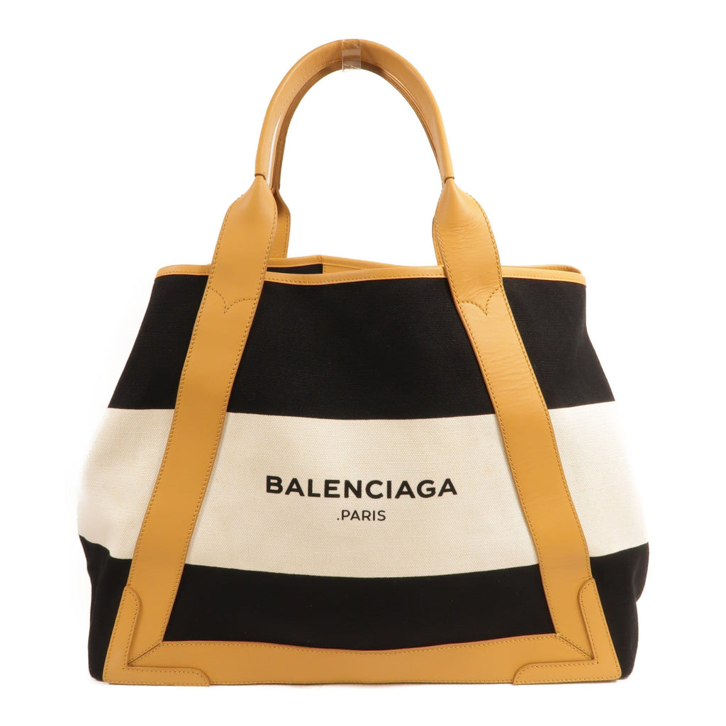 Balenciaga Navy Cabas · Canvas