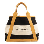 Balenciaga Navy Cabas · Canvas
